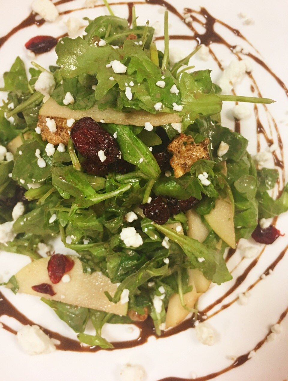 A fresh American Cuisine salad featured at Blue Hill Tavern in Brewer's Hill, Baltimore, MD